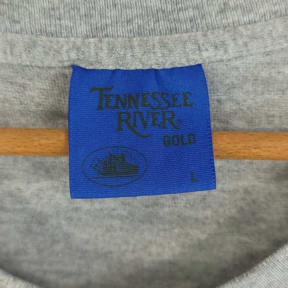 Vtg Pillsbury Dough Boy Just Bake It T-Shirt Men's L Heathered Gray 1996 USA - Picture 4 of 9